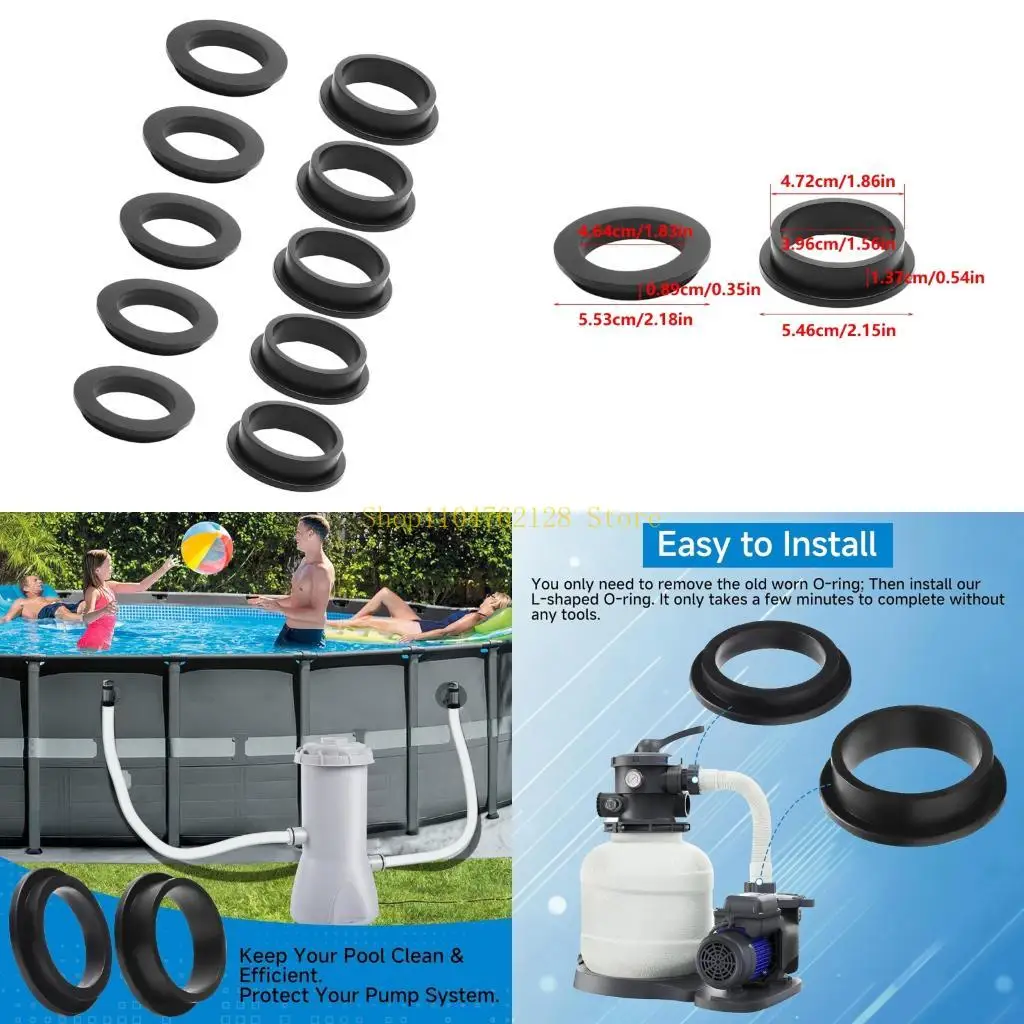 11412 11228 L-Shape O-Rings Gasket Compatible for Sand Filter Pumps Motor best sale
