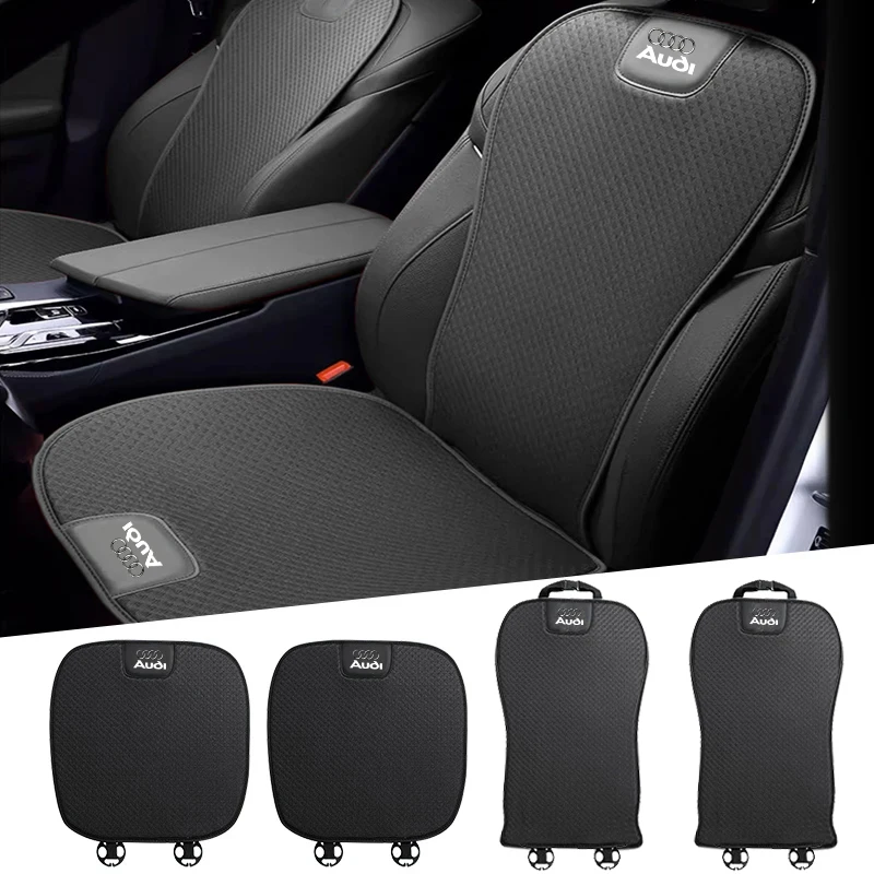 Car Seat Cushion Breathable Ice Silk Protect Mat Accessories For Audi TT A1 A2 A3 A4 A5 A6 A7 A8 Q1 Q2 Q3 Q4 Q5 Q6 Q7 Q8 S5 RS6