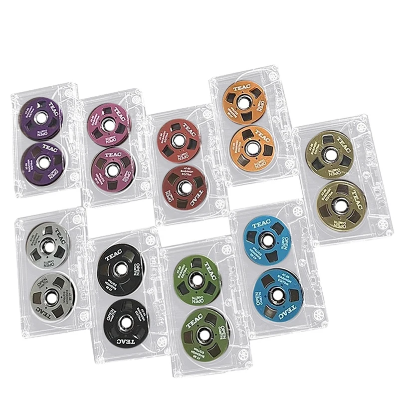 

Best Double-Sided Color Housing Empty Tape Metal Mini Can Record 55 Minutes Empty Tape Blank Cassette Tape,Orange
