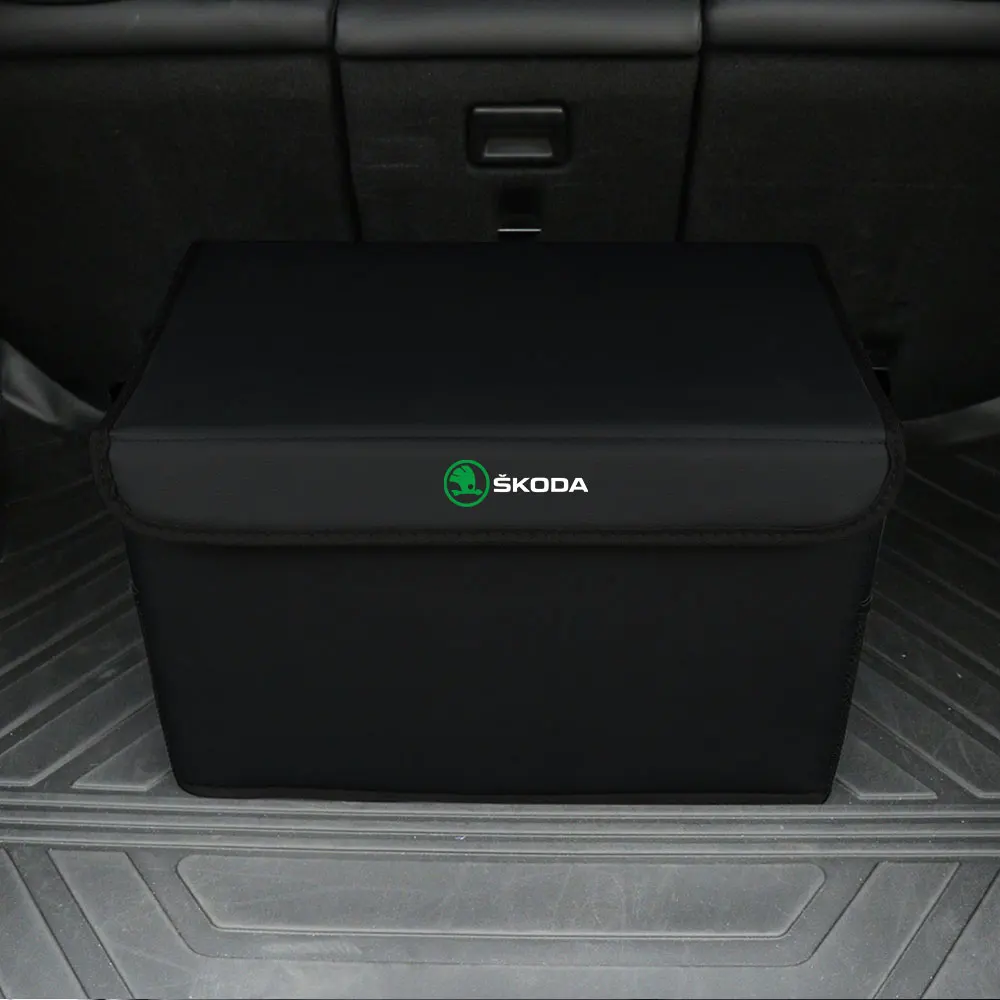 Folding Car Trunk Storage Box Large Capacity Auto Organizer for Skoda VII S Octavia Fabia Scala Rapid Kamiq Superb 2 Kodiaq Yeti