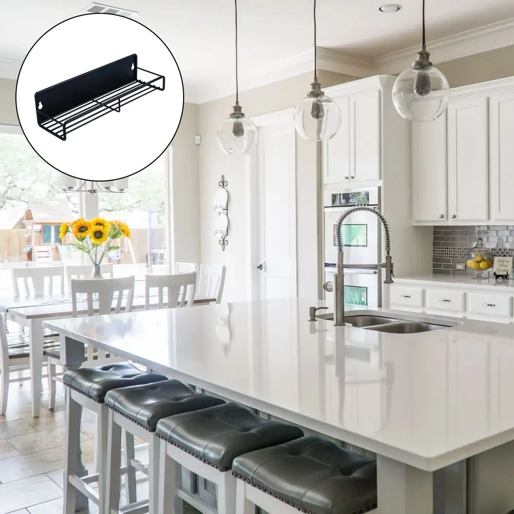 

Magnetic Refrigerator Spice Rack Rounded Corner Hollow Ventilated Kitchen Storage Organizer Spice Jar Holder Magnetic Fridge