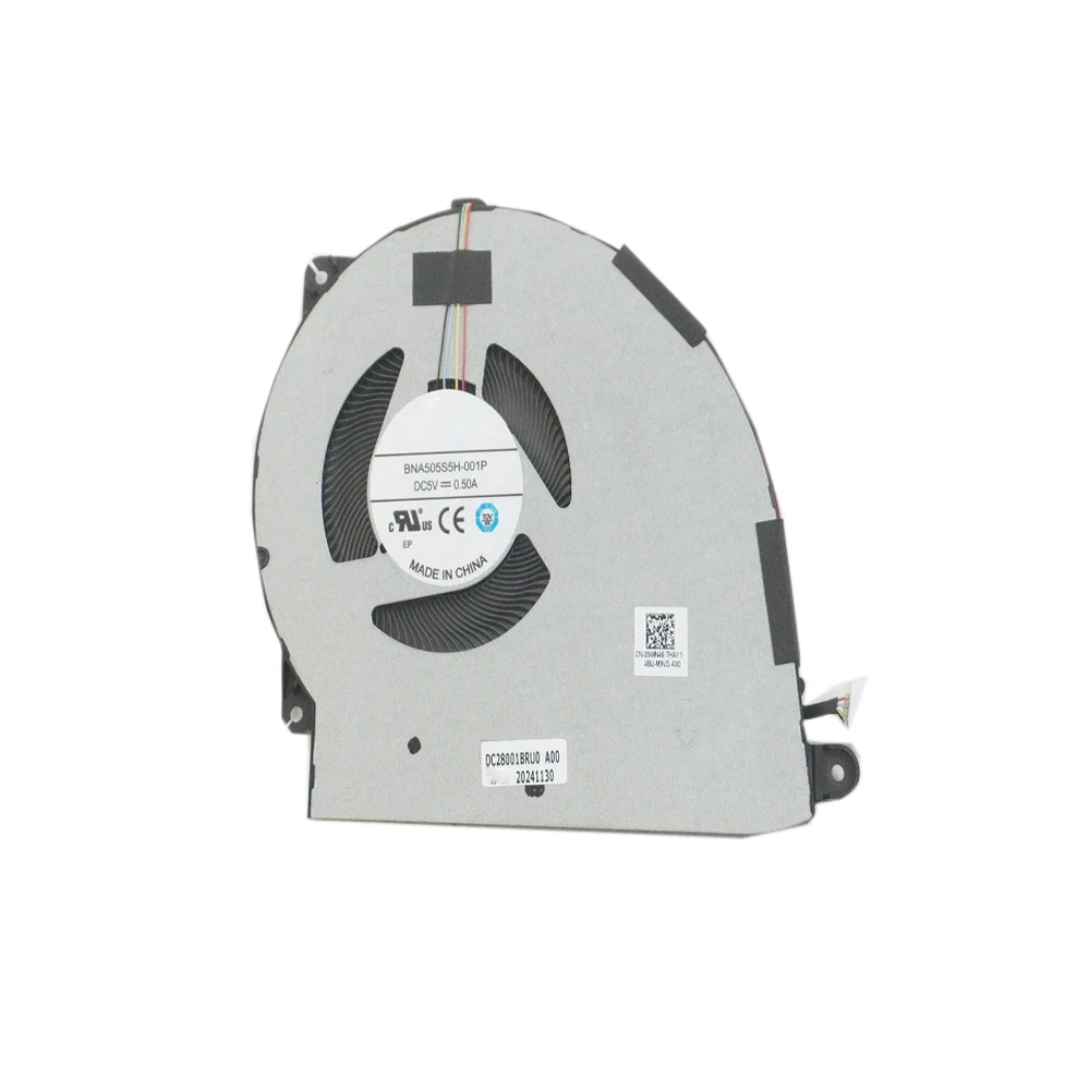 CPU Fan For DELL For Inspiron 14 Plus 7441 09WN46 9WN46 BNA505S5H-001P DC28001BRU0 EG50040S1-CY60-S9A DC28001BRS0 DC5V 0.50A