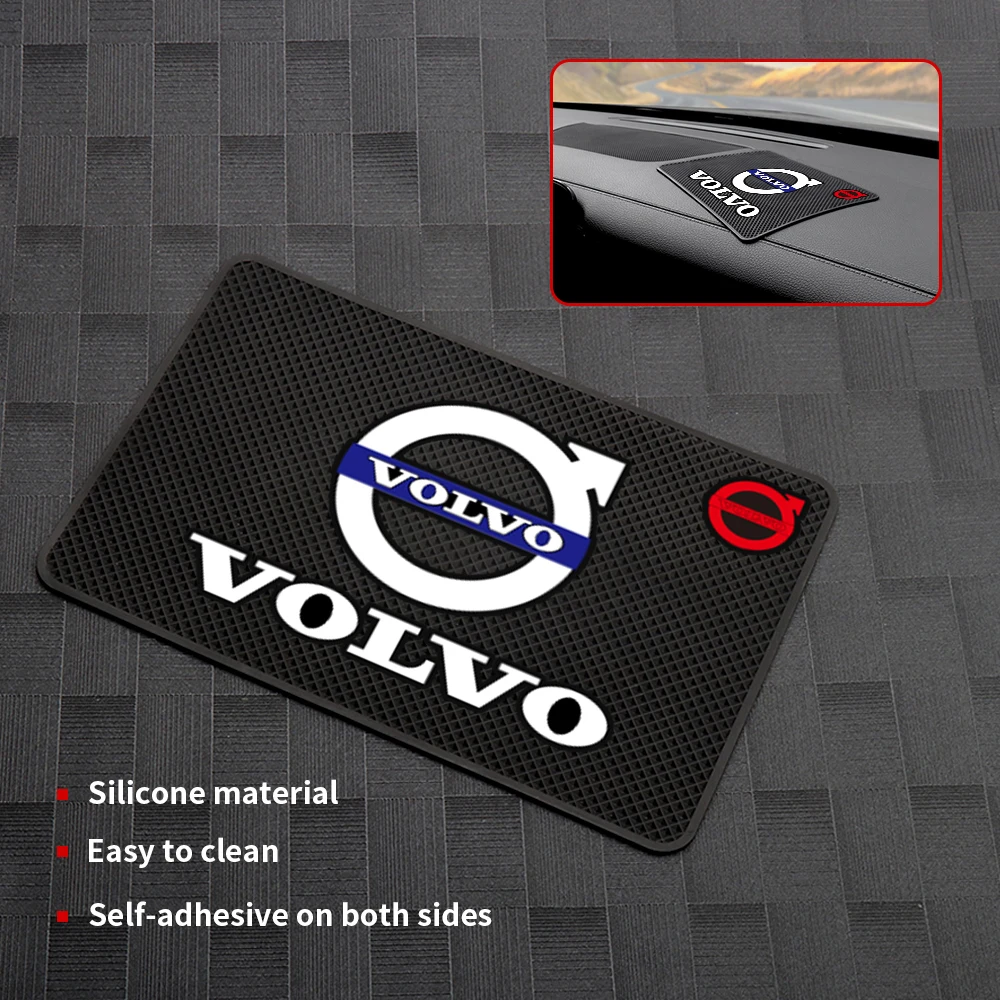 Car PVC Anti-Slip Mat Sticky Pad Dashboard For volvo Rdesign S80L XC60 XC90 S40 S60 S80 V40 V50 V60 V70 Car Interior Accessories