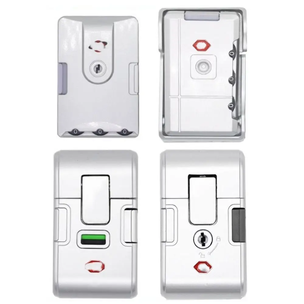 

Portable Black Silver Luggage Paasword Lock Repacement Anti Theft Travel Bag Key Lock Safe Lock Catch Suitcase Lock Buckle