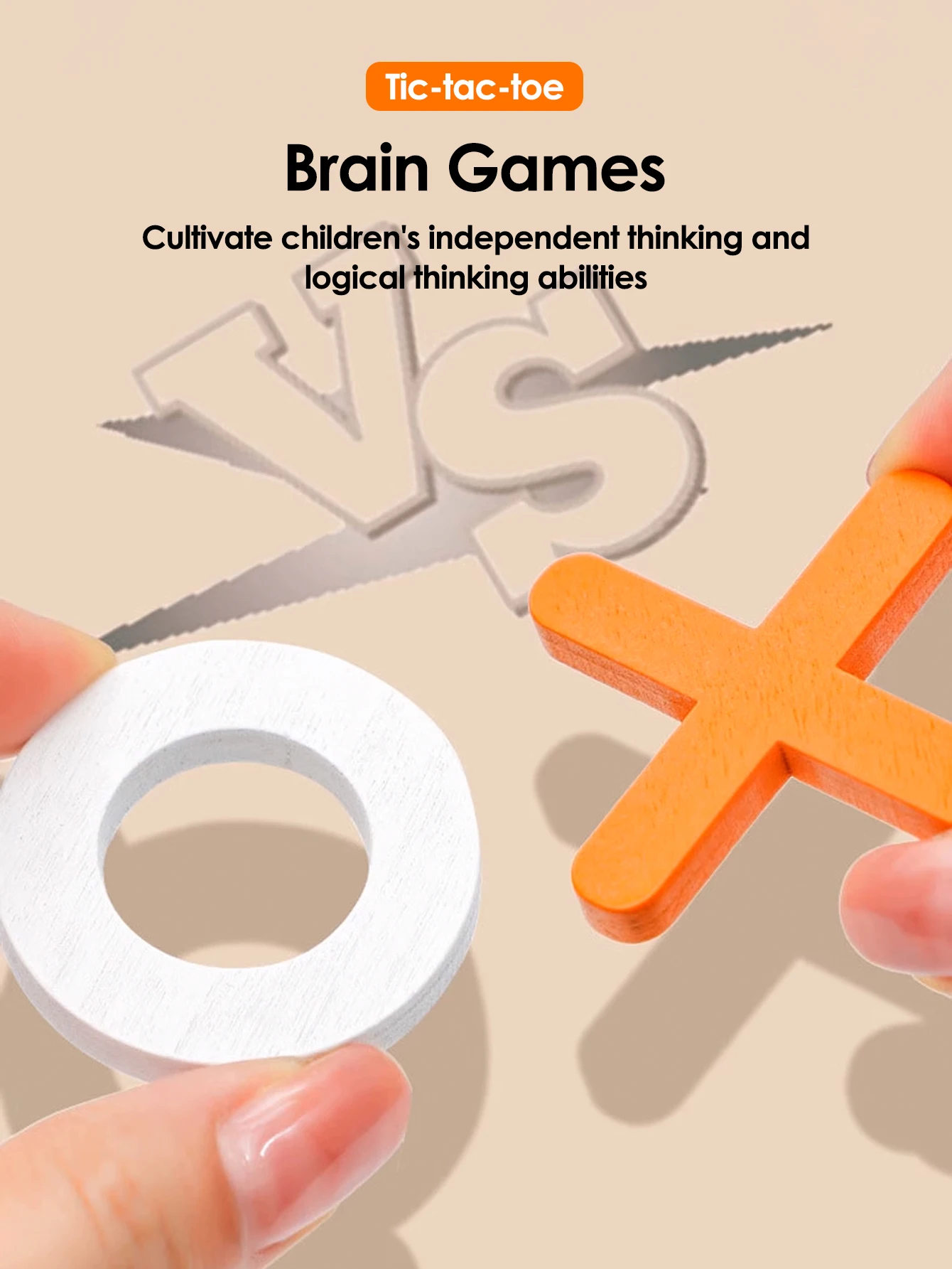 Montessori Chess Play Wooden Jigsaw Toy Game Interaction Puzzles Training Brain Learing Early Educational Toys For Children Kids - Image 5