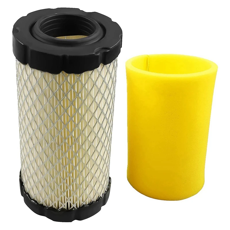 4Pcs Air Filter 793569 For Briggs&Stratton 20-21HP 793685 Pre Filter MIU11513 Lawn Mower With Pre Filters