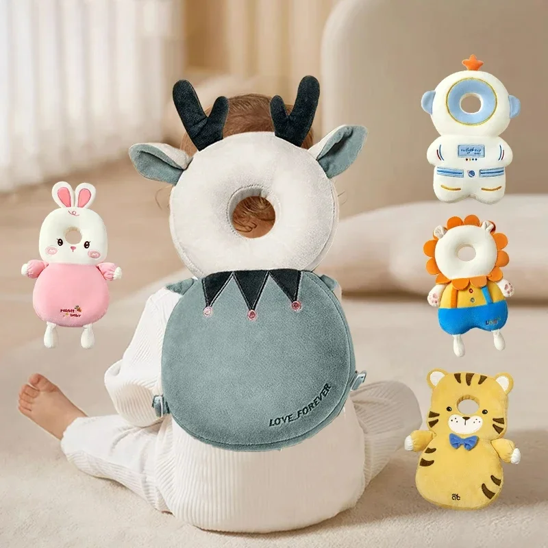 

Baby Head Protector Safety Pad Cushion Back Prevent Injured Elf Lion1-3T Toddler Security Pillows Protective Headgear