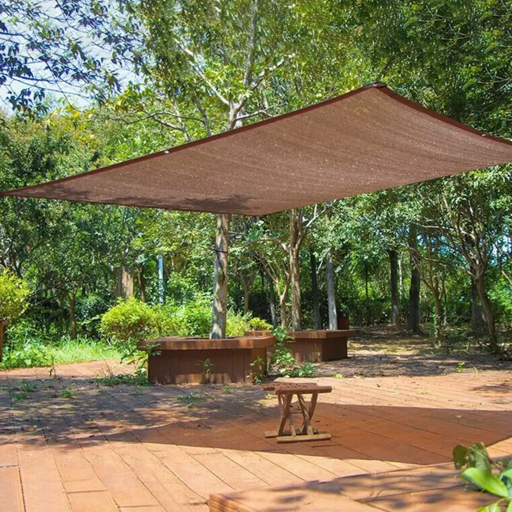 Sun Shade Canopy High Density Waterproof Sun Shade Awning for Outdoor Swimming Pool Garden Lawns Anti-uv Heat for Beach