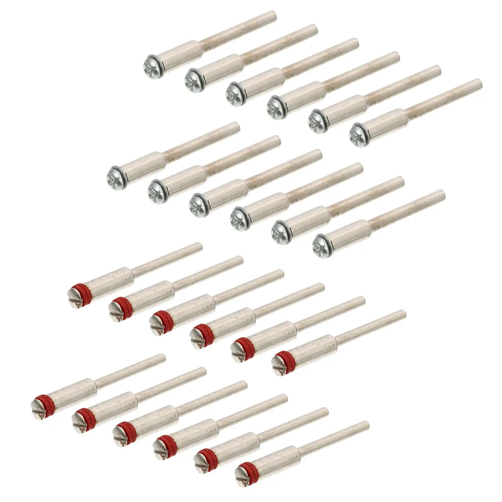 

40pcs Screw M Parts Alloy for Rotary Tools Cutting Disc Holder S paper Stick Accessories Mini Buffing Wheels Rubber