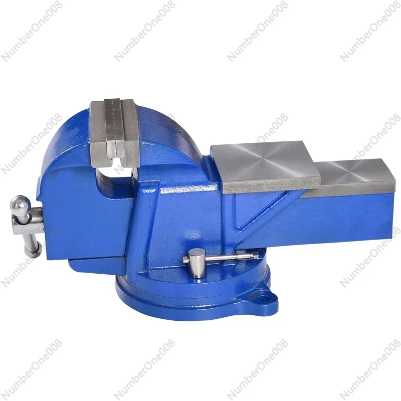 Ağır hizmet tipi tezgah mengenesi endüstriyel sınıf 8 inç mengene oto tamir 10 inç dönebilen 12 inç mengene küçük düz kargaburun ev