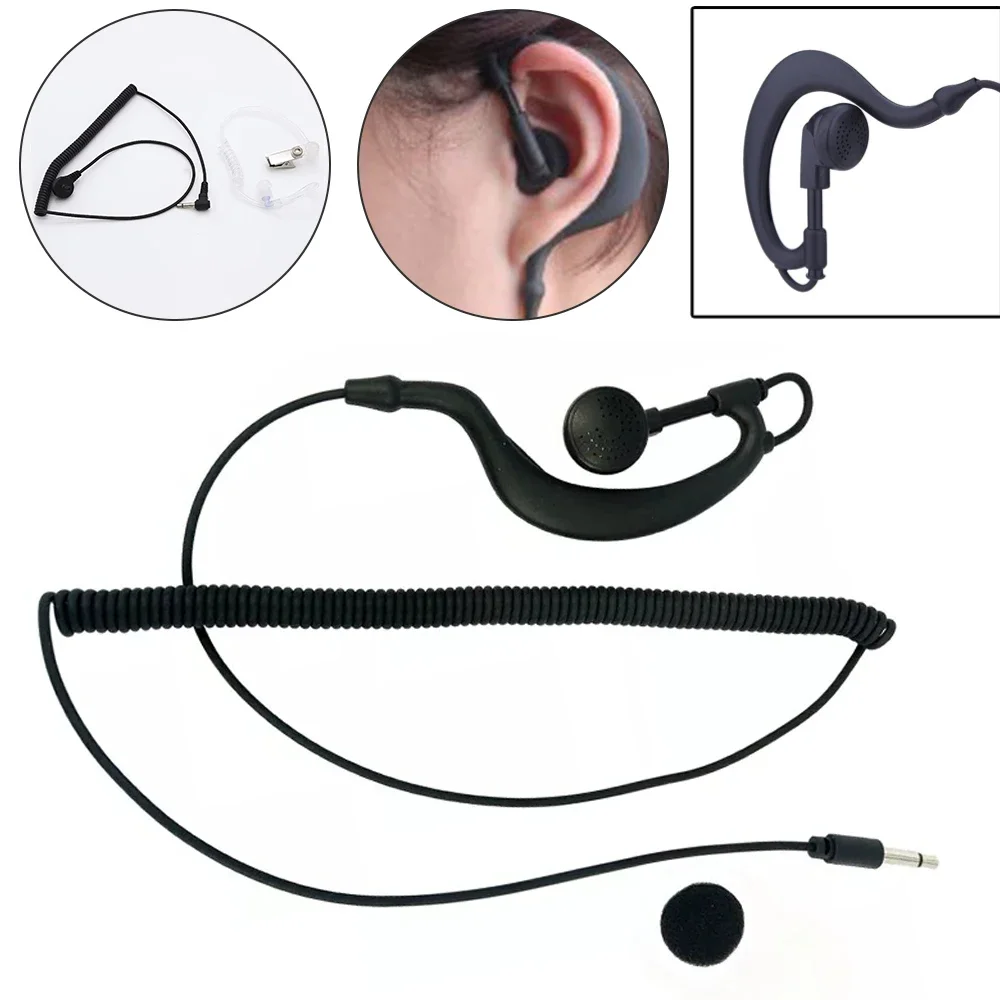 3.5 مللي متر سماعة أذن واحدة اسلكية تخاطب سماعات اتجاهين سماعات راديو استقبال سماعات الأمن يمكن ارتداؤها المتكلم سماعات الأذن