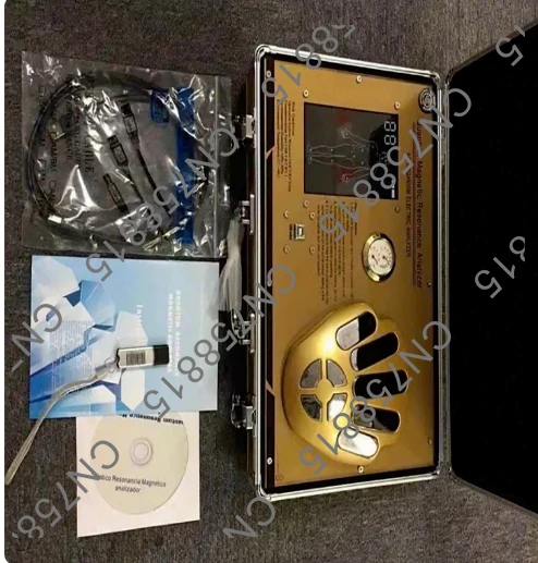 

Medical and health diagnostic equipment, quantum analyzer machine, hand touch JYT-QA37