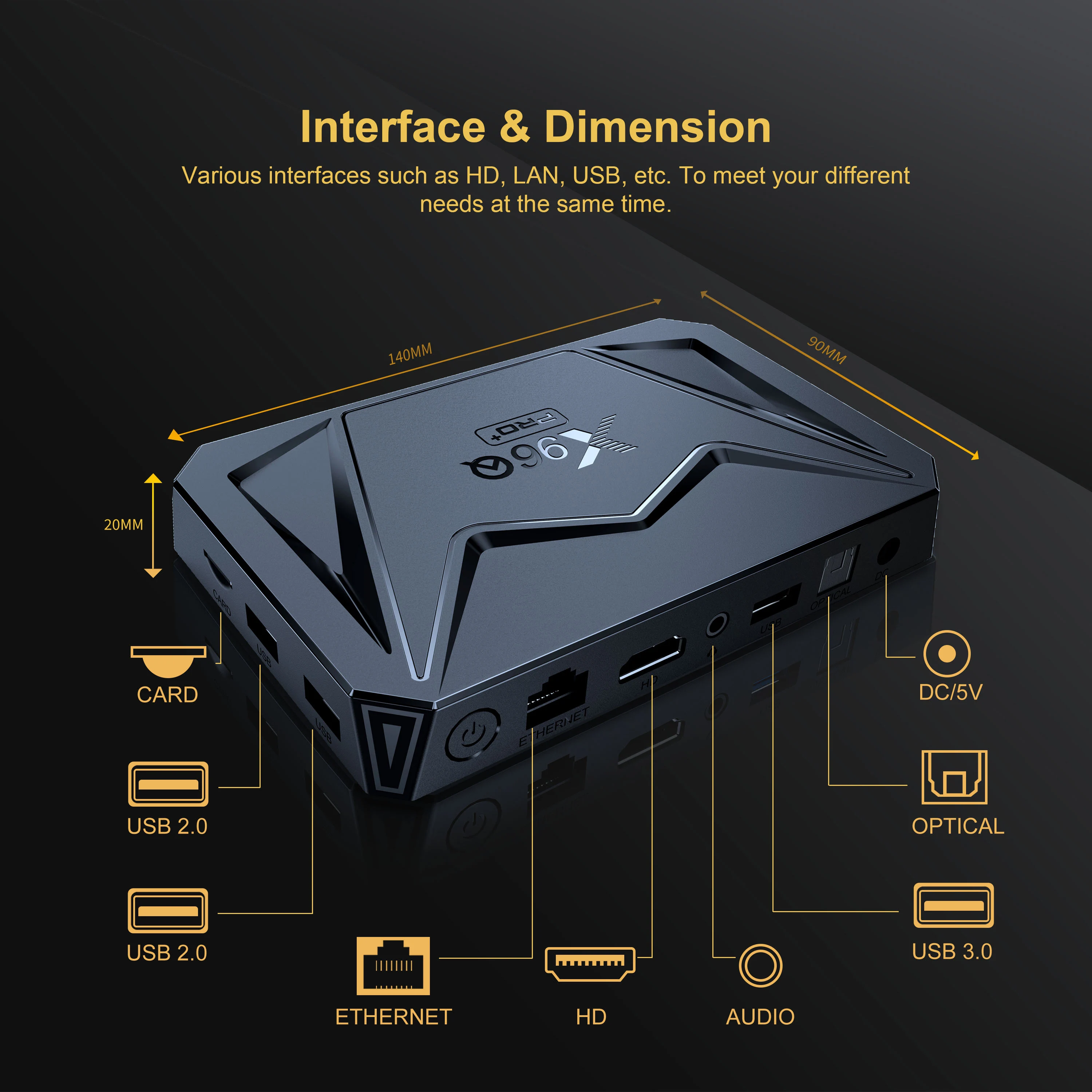 Newest X96Q PRO+ Android 14 TV Box 4GB 32GB Allwinner H728 Quad Core 8K HD 1000M LAN Wifi6 X96Q Pro Plus Set Top Box 2GB 16GB