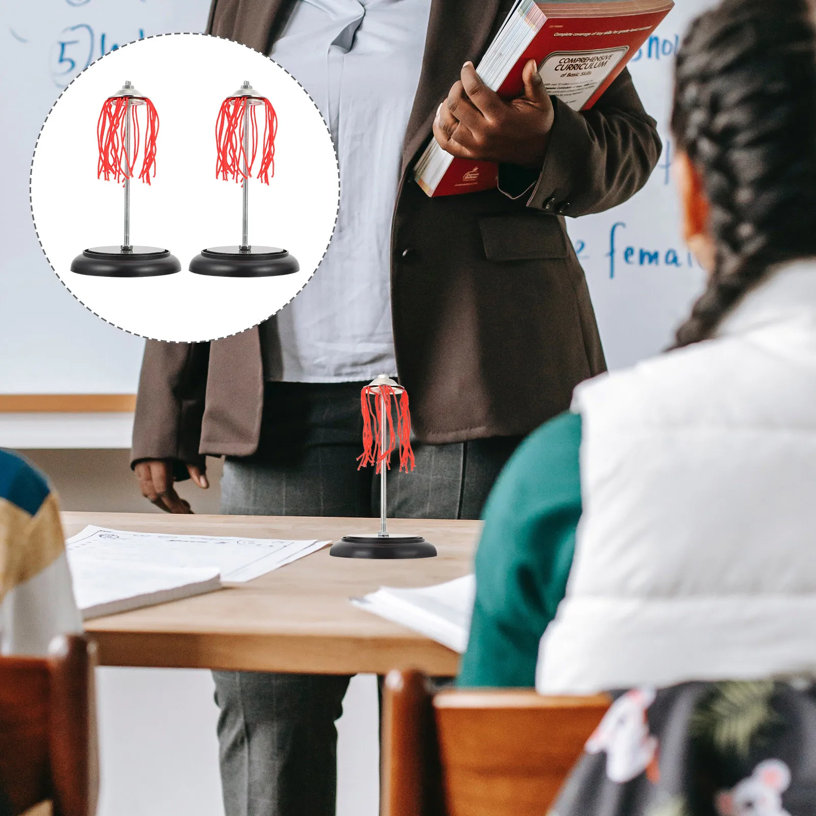 

2Pcs Electric Plume Static Experiment Physics Teaching Electrostatic Learning Equipment School Science Classroom Teaching Supply