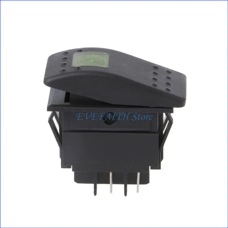 124B سيارة موسيقى الروك التبديل 20A/12V 4 دبوس أسود مقاوم للماء على مفتاح التبديل #5