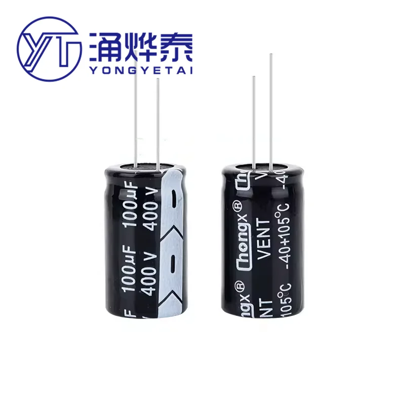 

Распродажа 5 шт. 100 мкФ 400 В 2200 мкФ 25 В новый электролитический конденсатор с прямой вставкой