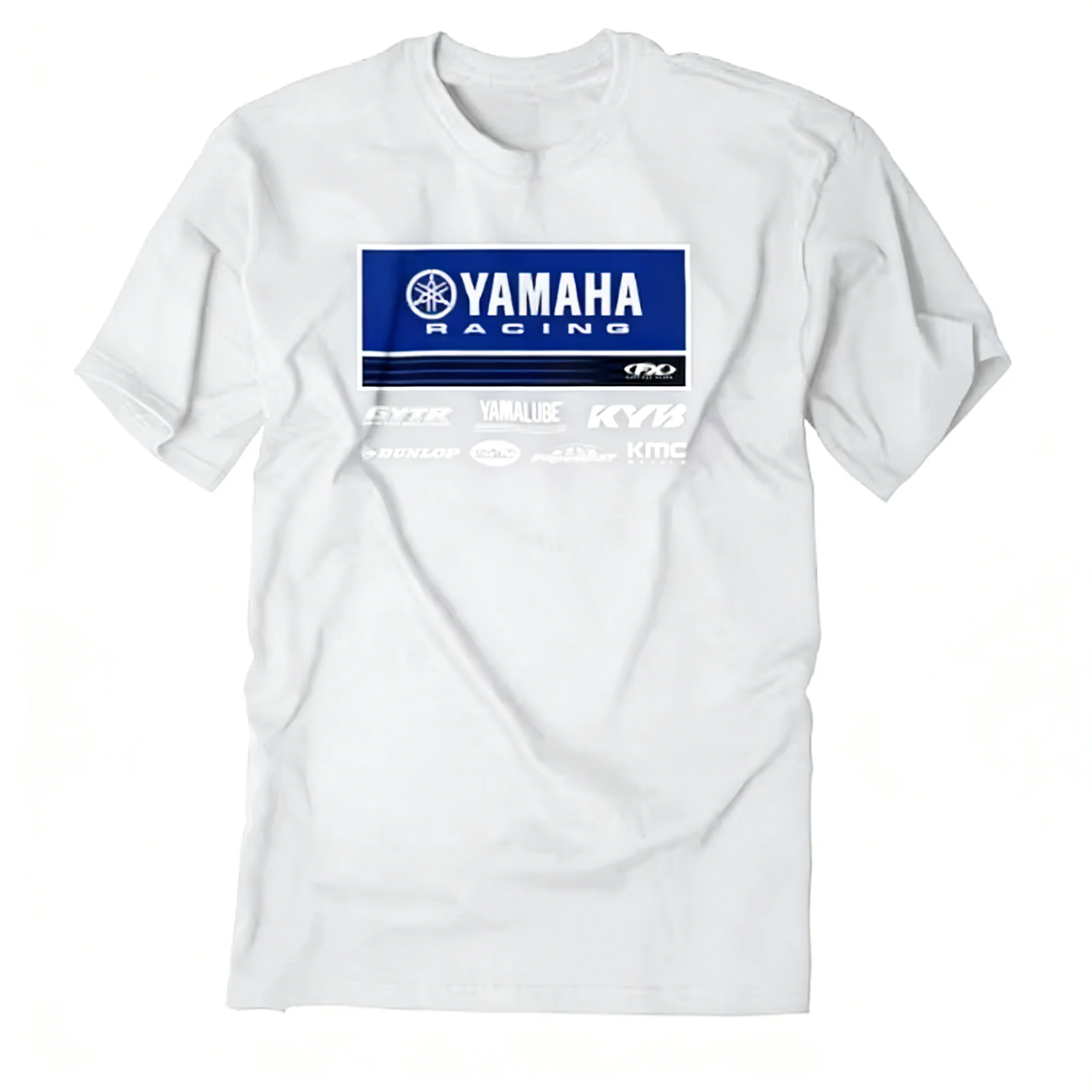 2026 Yamaha Cotton Casual and Comfortable Top T-shirt Racing Brand Enthusiasts Retro Summer Casual Streetwear