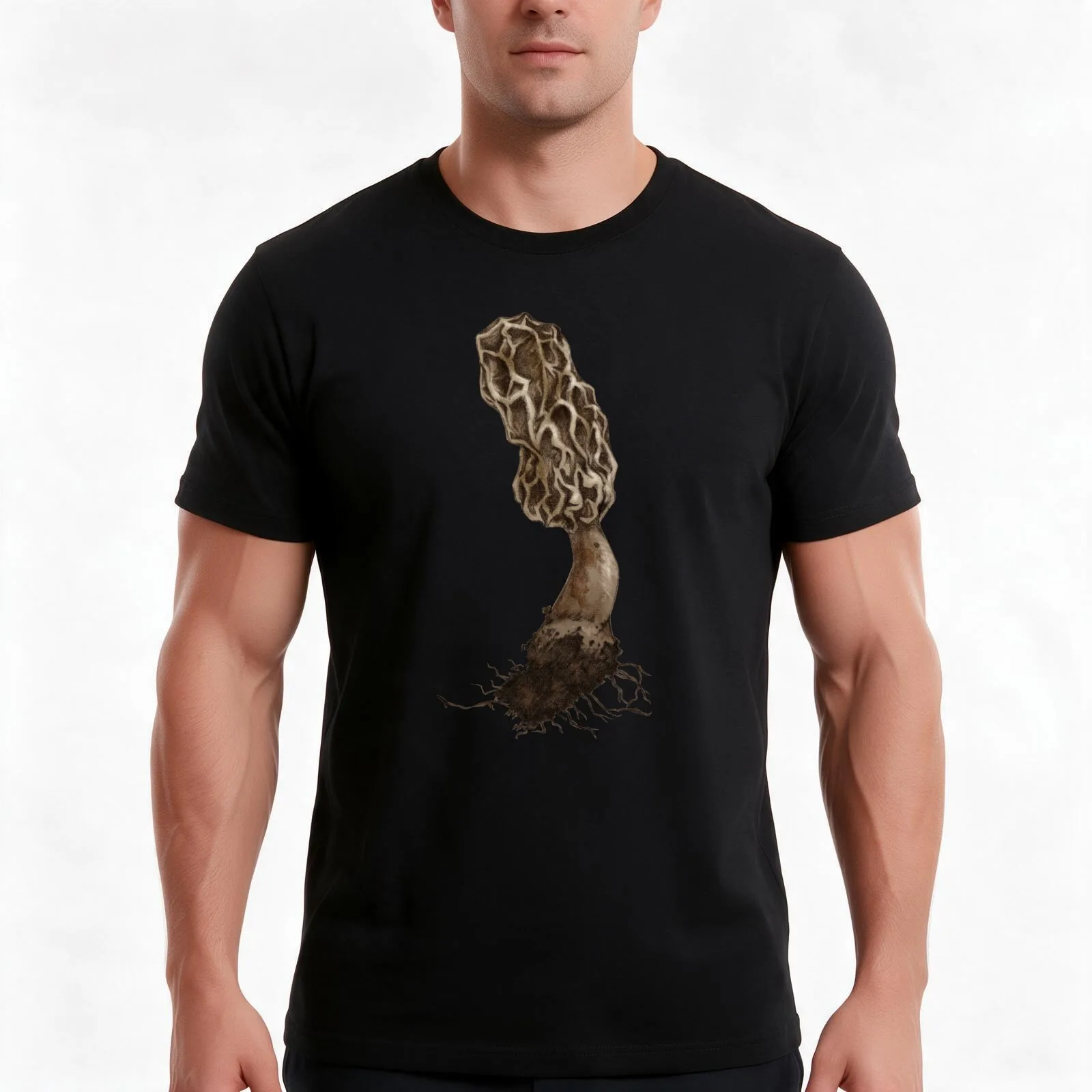 Morel of the Story T-Shirt, Summer Casual Cotton Tee, Oversized Streetwear Tops, Vintage Graphic Print, Loose Fit Short Sleeve