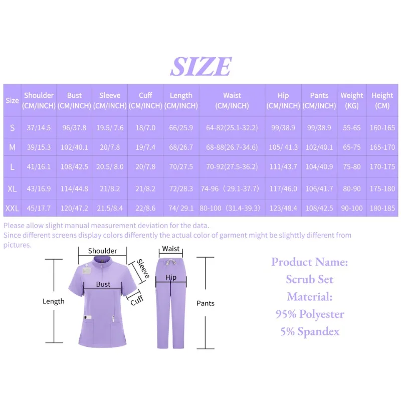 Spa Uniforms Salon Nursing Coveralls Women's Jogging Coveralls Nurse Handwashing Clothes Dentist Short Sleeve Shirt