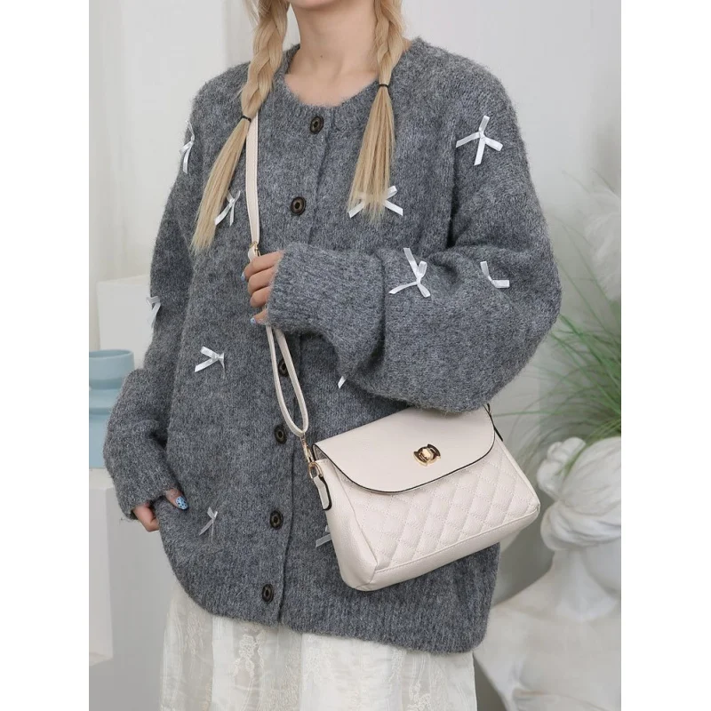 

Stylish Designer Women's Crossbody Bag, Leather Shoulder Messenger, Luxury Handbag for Ladies Classic Fashion