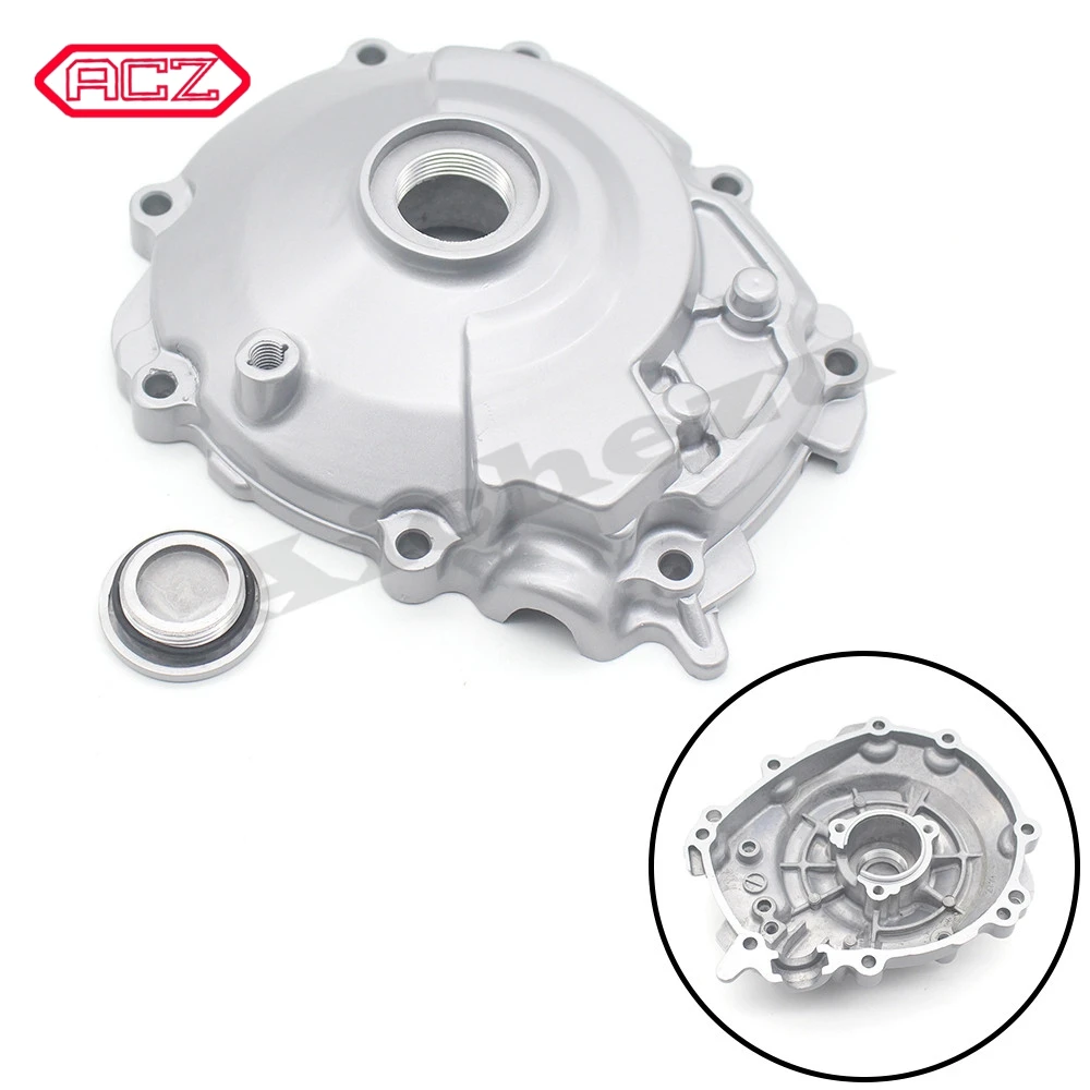 

Motorcycle Silver Left Engine Stator Crankcase Crank Case Cover For YAMAHA YZF-R1 YZF R1 2015- 2017 2016