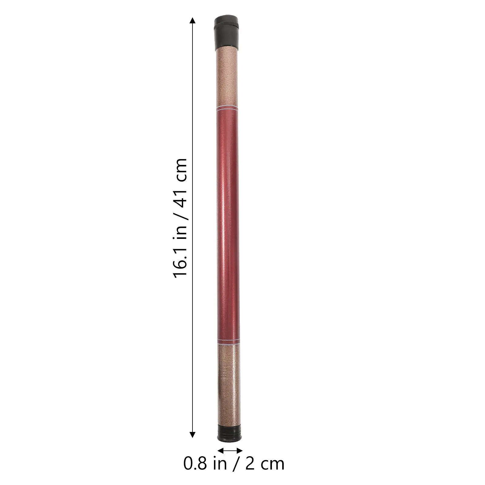 2Pcs Wooden Orchestra Conductor Baton Handcrafted Lightweight Balanced Music Teacher Student Conducting Gift Black Brown