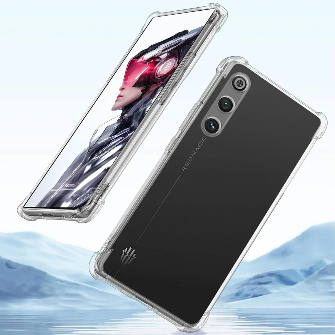 وسادة هوائية مضادة للصدمات من EUCAGR حافظة هاتف حماية كاملة لهاتف ZTE Nubia Red Magic 10 Air RedMagic 10 Pro غطاء شل Fundas Capa Coque