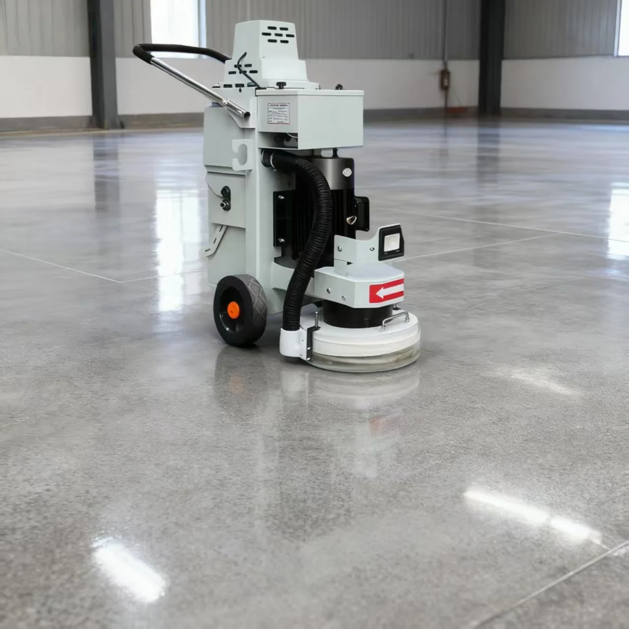 Lingxing Power Supply 350 Electric 220 Volt Built-in Vacuum Fan 4 Claw Floor Grinder with Lighting