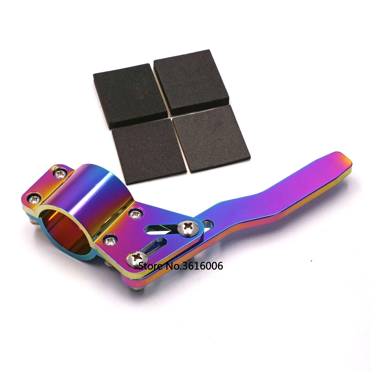 Neo chrome Type Aluminium Car Turn Signal Lever Extender Steering Wheel Turn Rod Position Up Kit