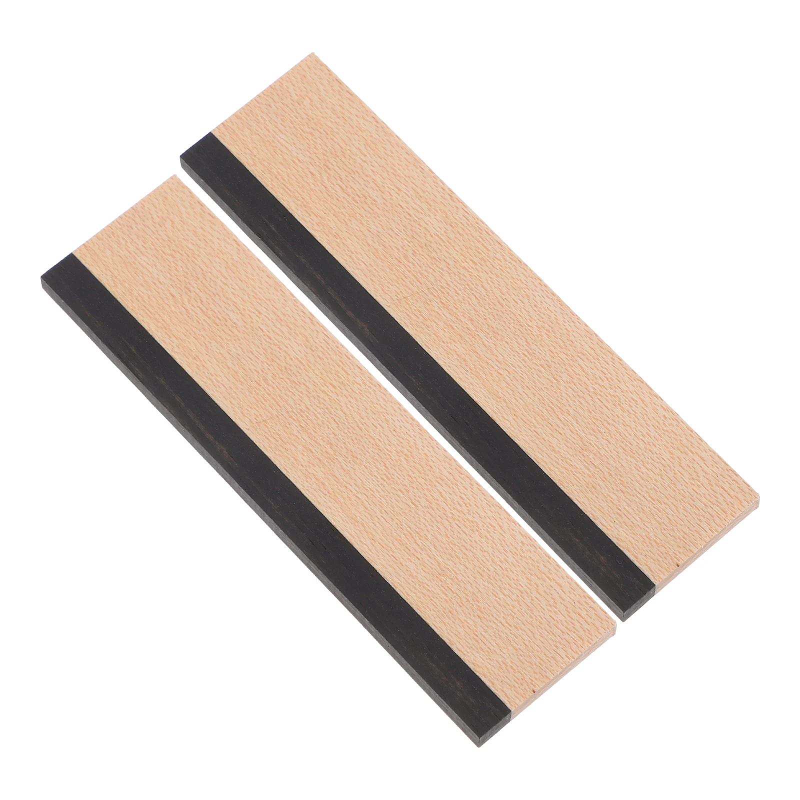 

Maple and Ebony Bridge Saddle 7 X 193 X 32Mm Untrimmed for Resonator Guitar Replacement Part High Precision Fit