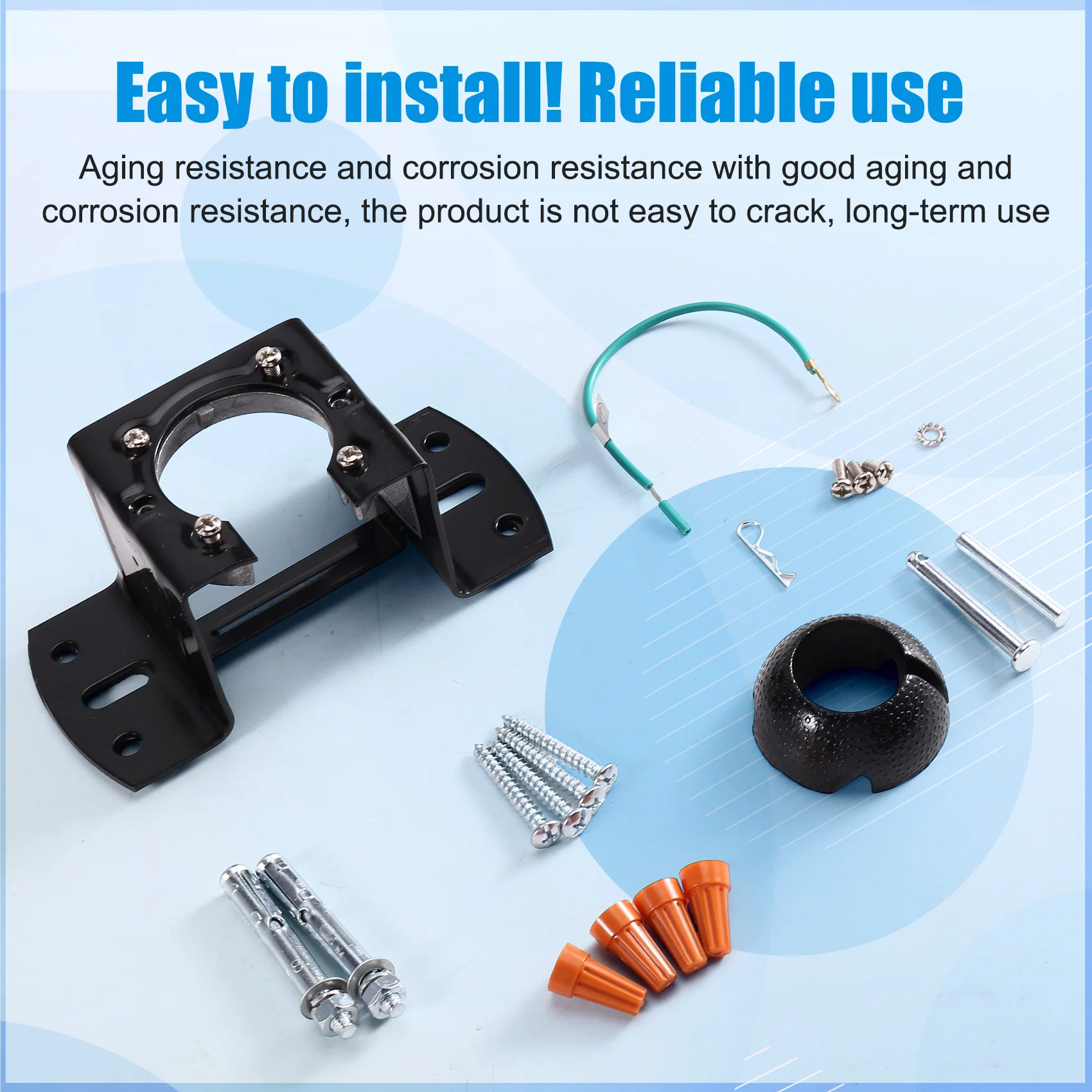 Ceiling Fan Bracket, Fan Mounting Bracket , Flat & Sloped Ceiling Universal Fan Support Bracket