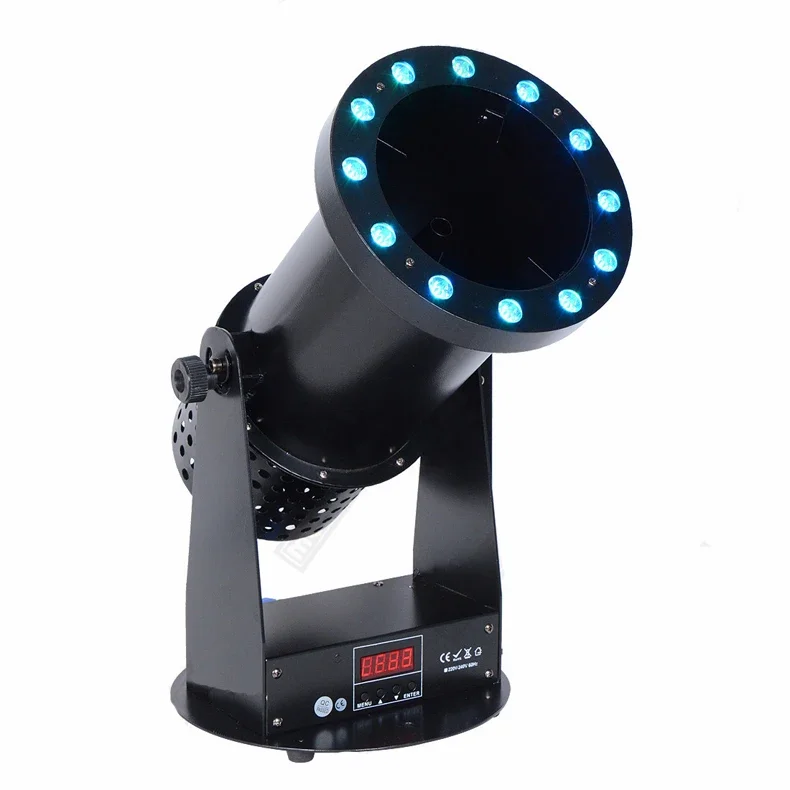 LED 1200W Paper spray machine Fog Machine Wire Control with LED Effect disco fog machine