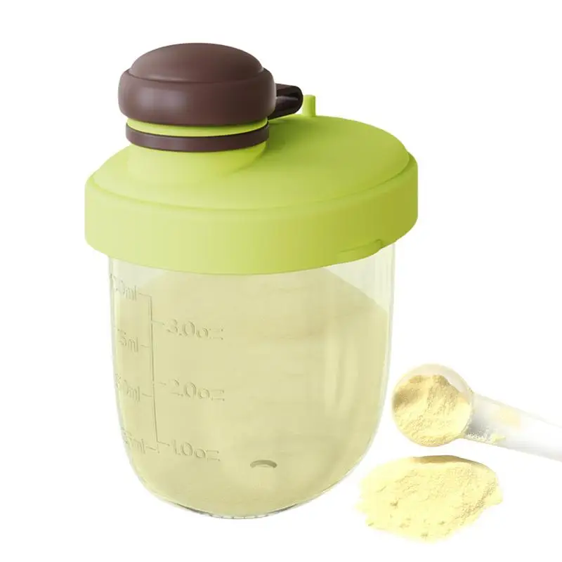 

Дозатор формулы On The Go Контейнер для протеинового порошка Точный порционный Дозатор для дорожного порошка Герметичное молоко с широким горлышком