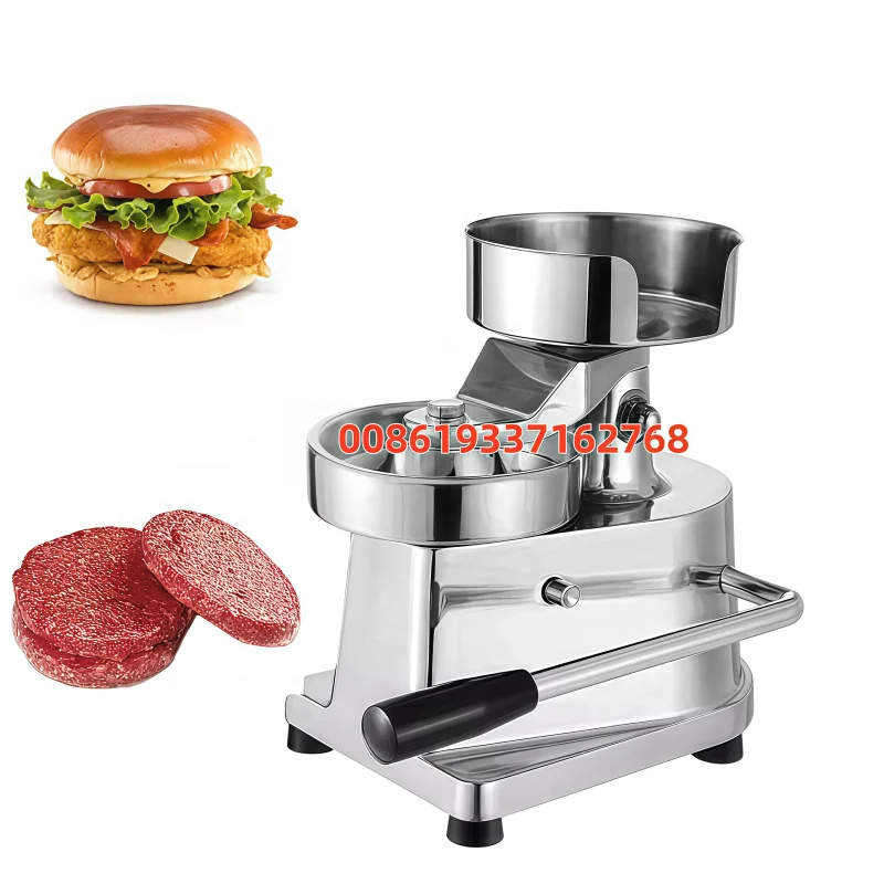 6 Inch 150mm Burger Patty Size Making Machine Commercial Hamburger Patty Press Machine for Hamburger Meat Making