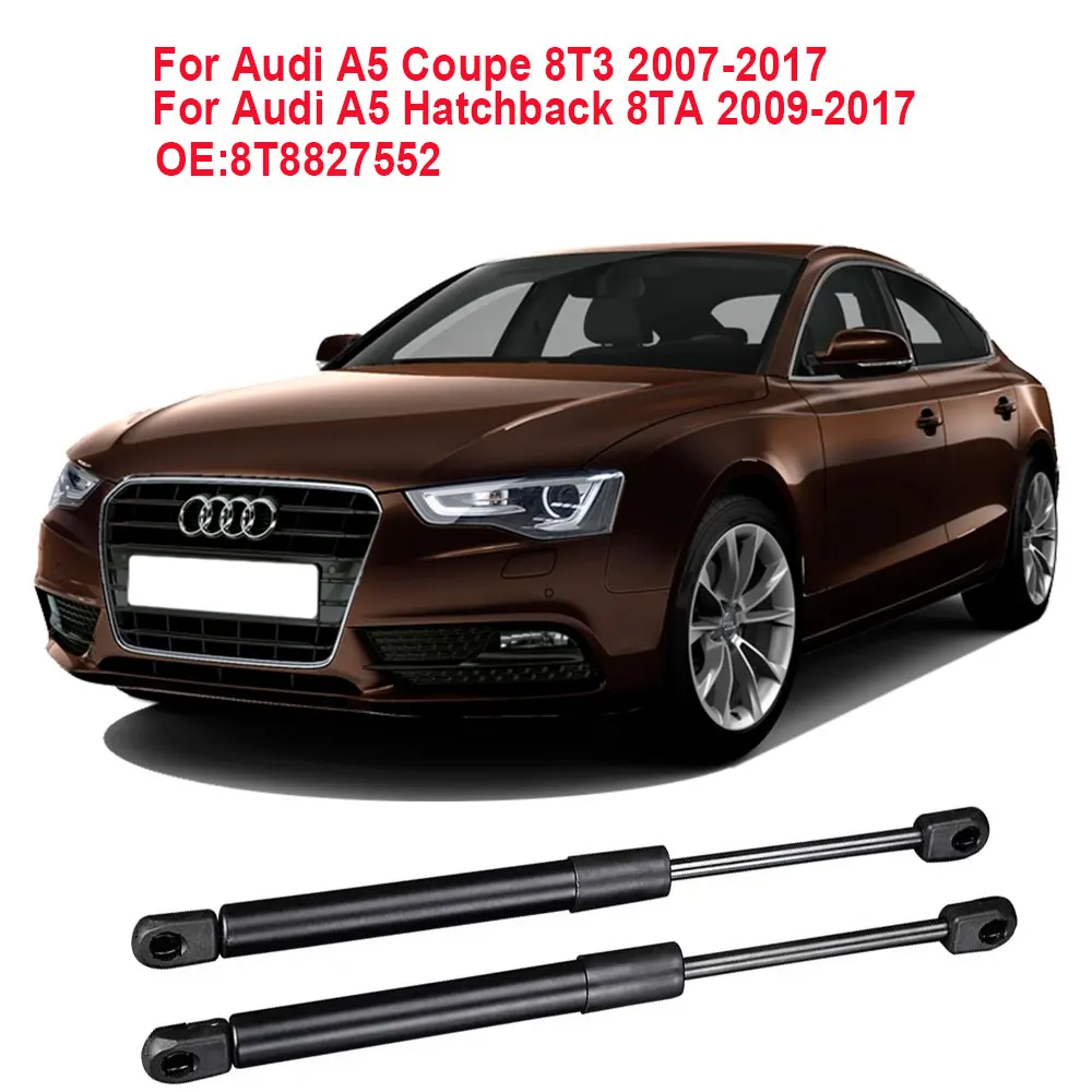 2PCS Rear Tailgate Boot Trunk Gas Spring Struts For Audi A5 Hatchback 8TA 2009-2017 A5 Coupe 8T3 2007-2017
