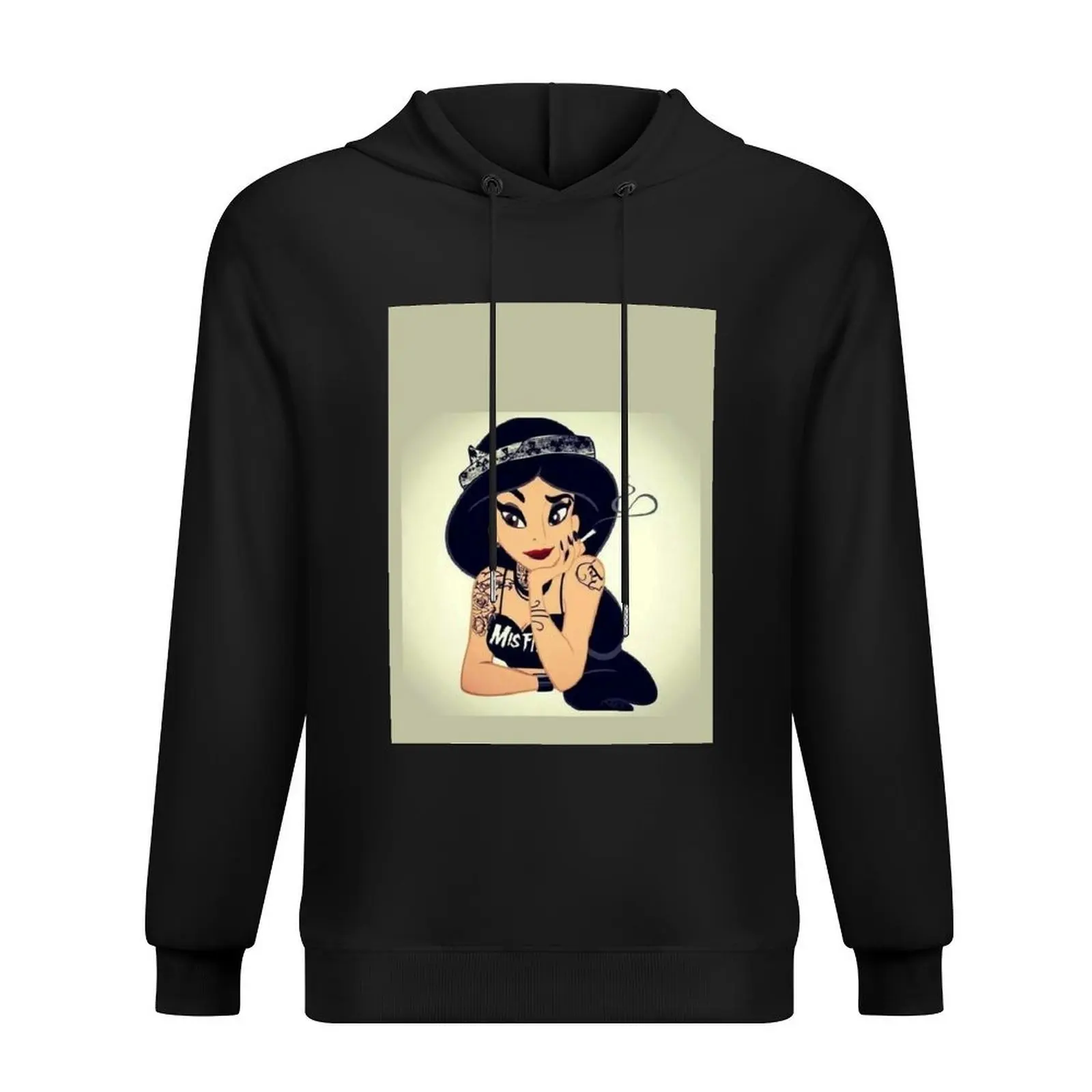 

Princess Jazmin, alternative Hipster with tattoos Hoodie clothes for men autumn new products men's hoodie sweatshirt