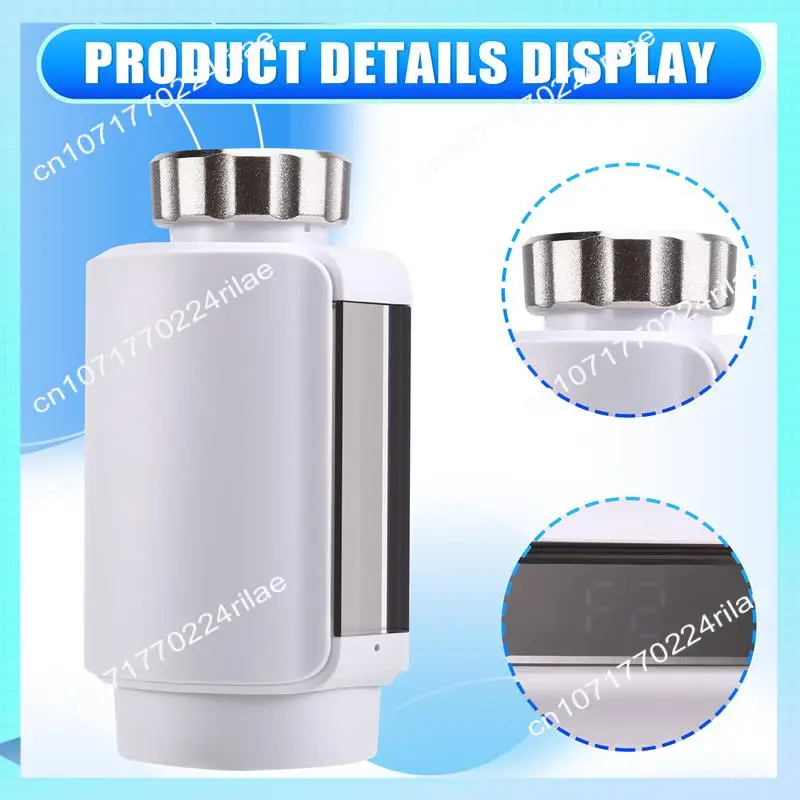 A17Z Tuya Zigbee Умный термостатический клапан радиатора Автоматический Wi-Fi клапан контроля температуры поддерживает Alexa