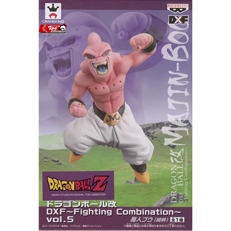 Original Genuine Dragon Ball Anime Figura Majin Buu DXF Action Figure Brinquedos para Meninos Meninas Crianças Presente de Natal Modelo Collectible