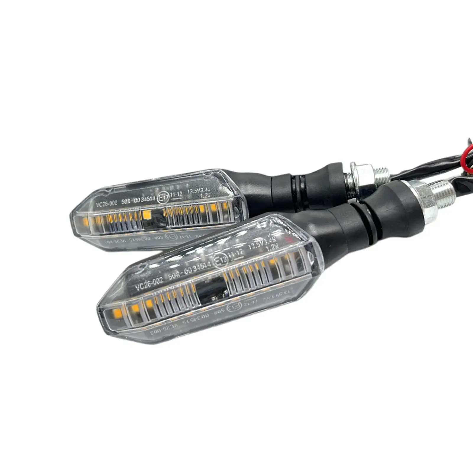 

Daytime Running Lights Motorcycle Blinkers ABS Plastic Universal LED Arrow Flowing Lamp for Honda