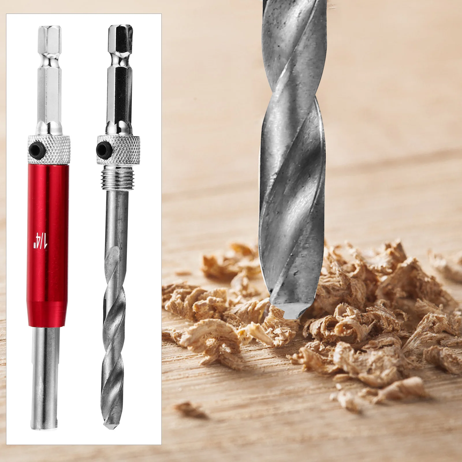 

7 шт., набор сверл для петель из высокоскоростной стали, прецизионный локатор пуансона, деревообрабатывающая направляющая для сверла для установки дверной ручки шкафа