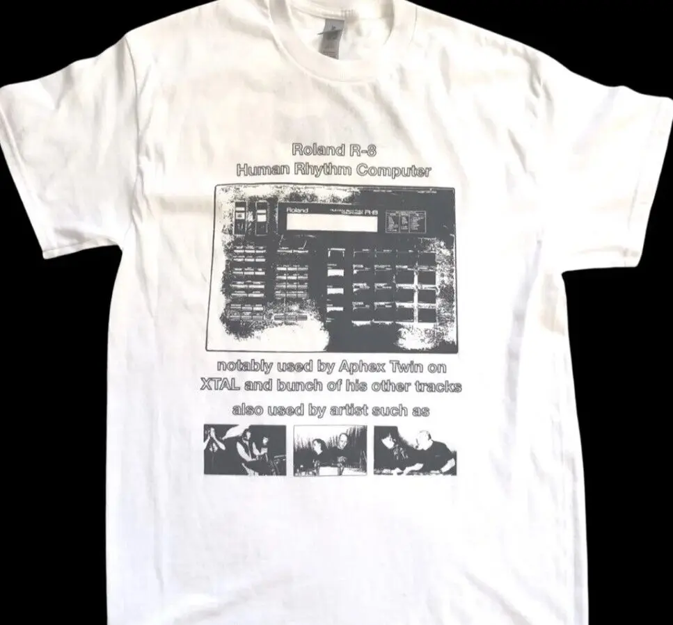 Aphex Twin - Roland R-8 Human Rhytm Computer T-shirt TE7394