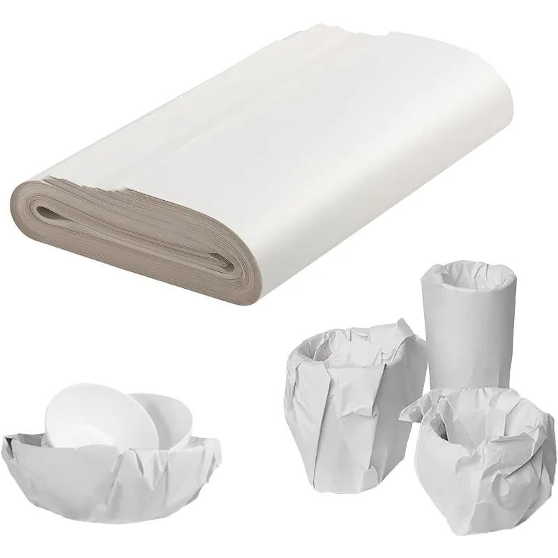 100pcs Moving Packing Paper Newspaper Wrapping Paper Material Safe Inkless Packing Wrapping Tableware Glassware Anti-Collision