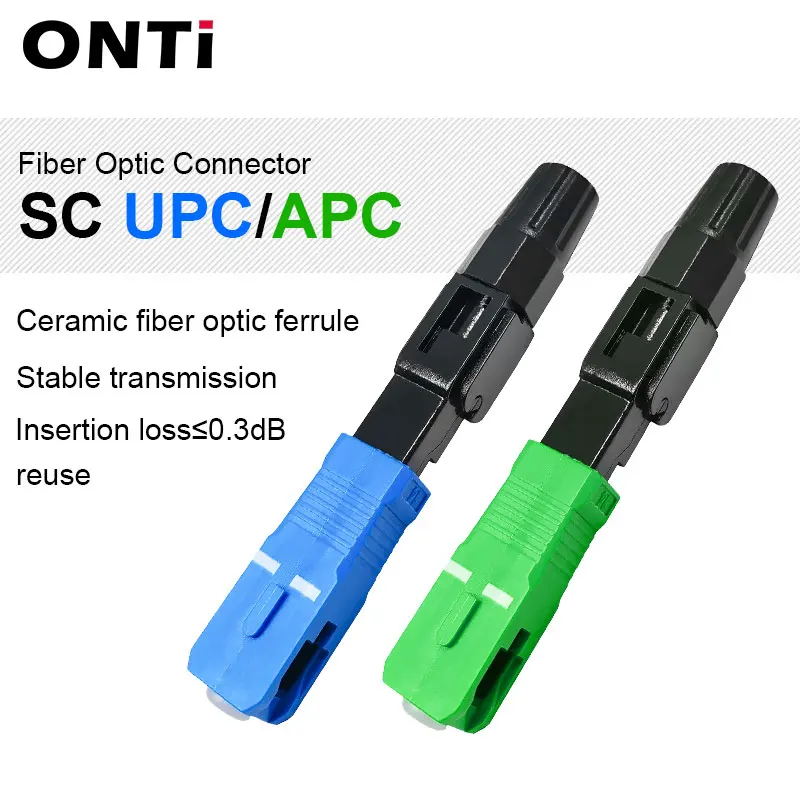 

SC-APC/UPC Fiber Optic Connector Splicer Quick Connect Wire for FTTH Leather Embedded Cable Management