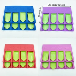 2pcs/set Foam Diamond Painting Cross Stitch Tool Moasic Accessories Tray Plate Organizer For Storage Boxes Containers