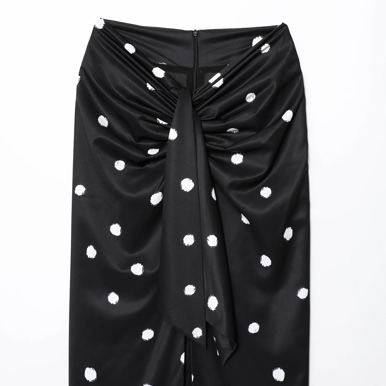 JNLEAOG – jupe mi-longue pour femmes, Design à pois, nouvelle série Sle Faion Sensation, coupe cintrée, Fiber de Polyester, décontractée, automne