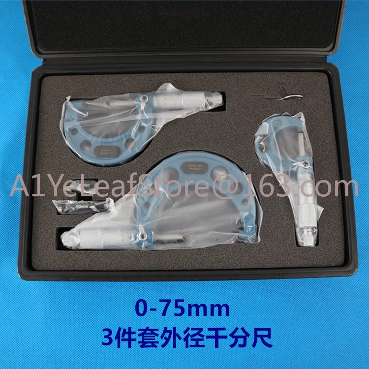 Outer Diameter Micrometer (Set) Spiral Micrometer 3pcs/4pcs/6pcs Set, Metric, Imperial