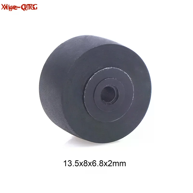 1Pc Rubber Pinch Roller Belt Wheel For Tape Recorder Deck Cassette Movement Radio Audio Drive Player Accessories 13.5x8x6.8x2mm
