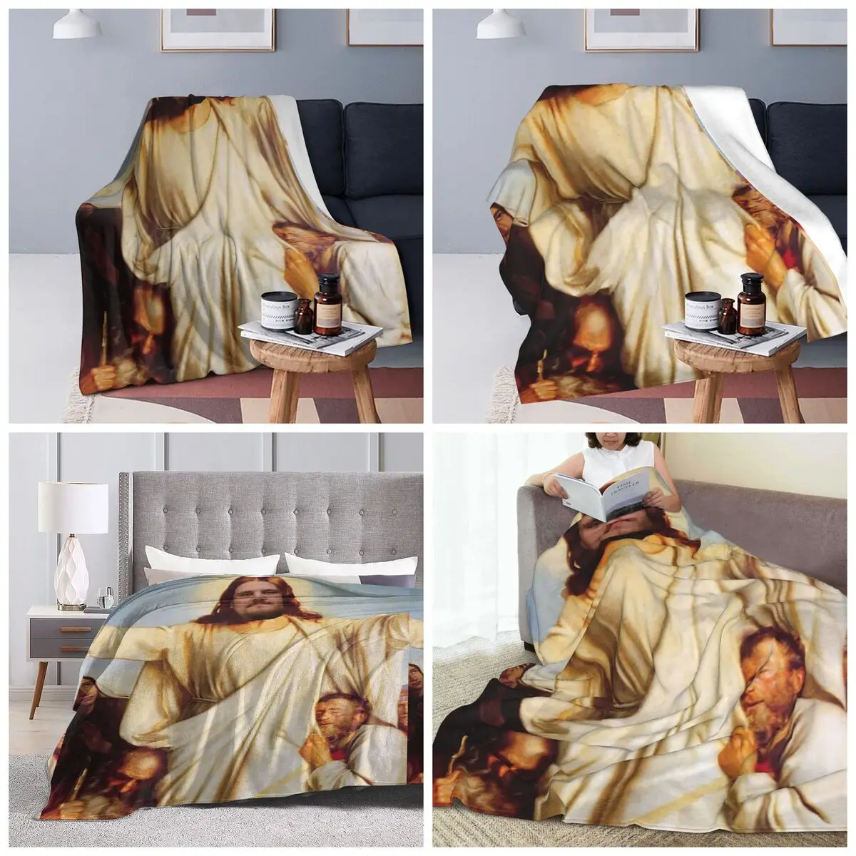 Drachenlord Dragon Lord Rainer Winkler Holy Lord Blanket Soft Warm Flannel Throw Blanket Bedding for Bed Travel Home Couch