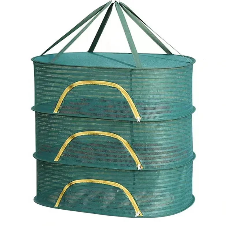 Three-layer drying net anti-mosquito drying fish net strong and durable dry goods net drying salted fish drying drying artifact