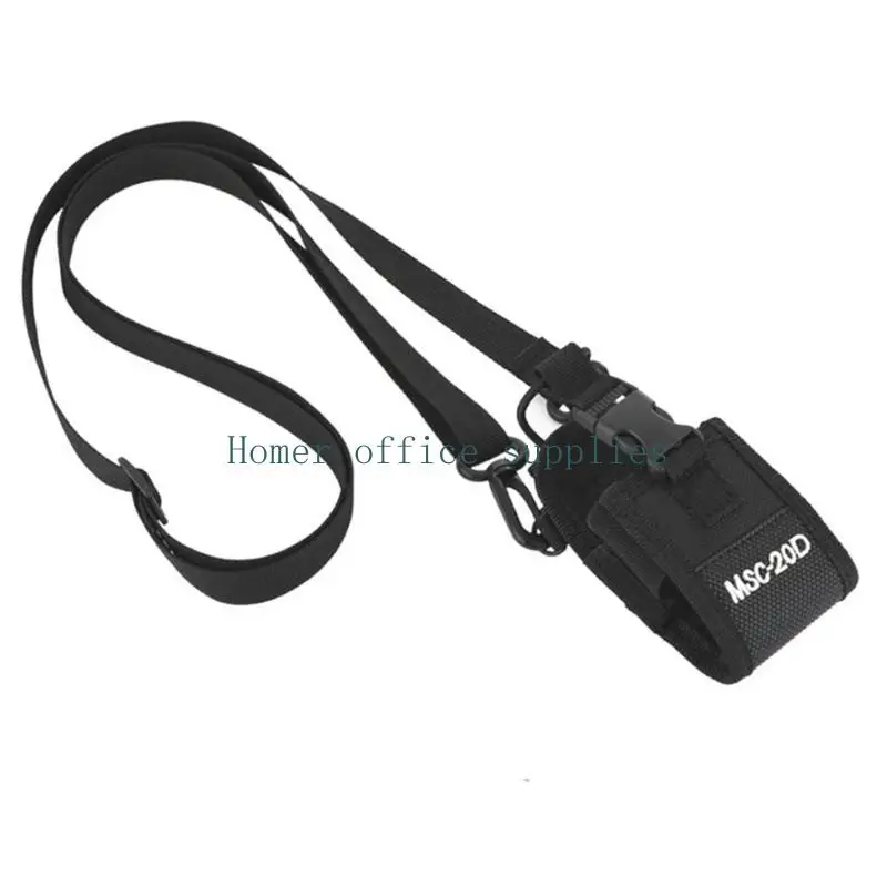 K43B حقيبة حزام نايلون حقيبة تخزين حقيبة حامل راديو اتجاهين مع حزام كتف قابل للفصل حقيبة حزام نايلون